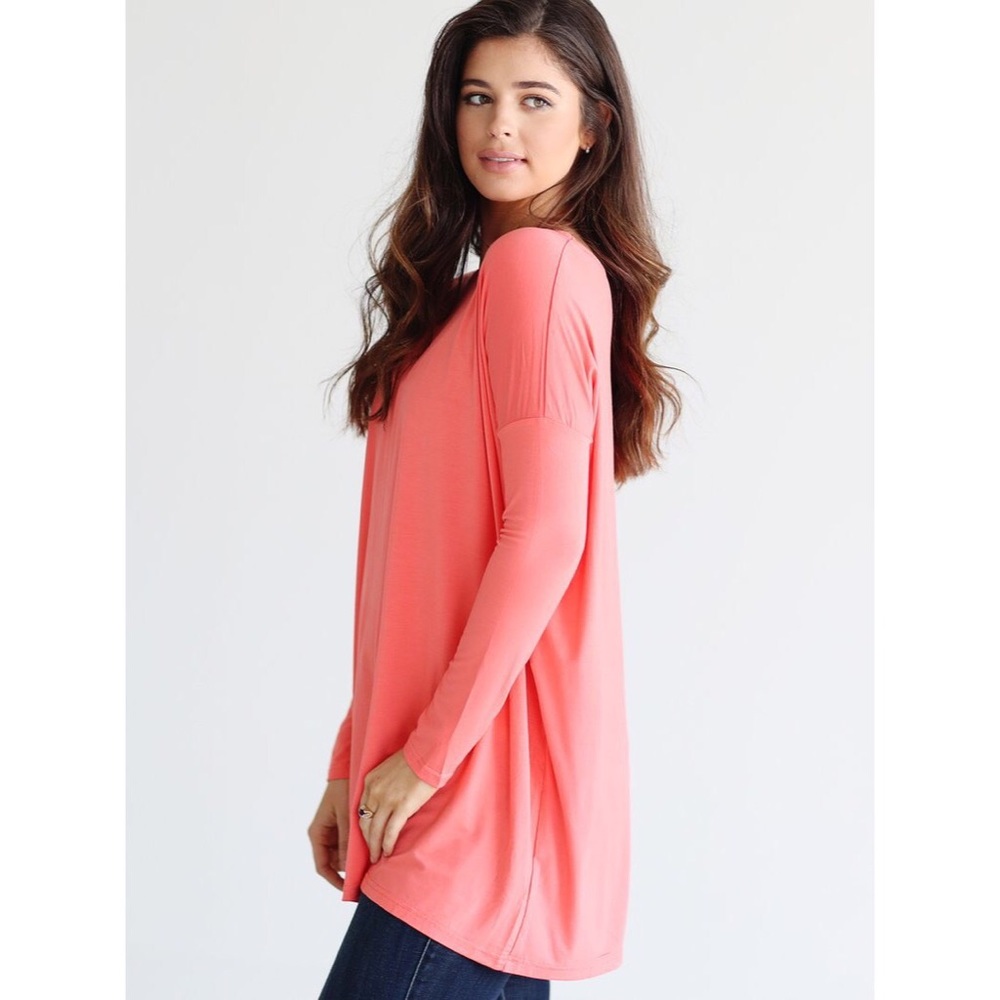 Piko 1998 • Women’s peach long sleeve tunic